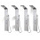 Berkfield Shower Panel System Stainless Steel Curved 3