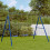 Berkfield Outdoor Swing Set with 3 Swings 1