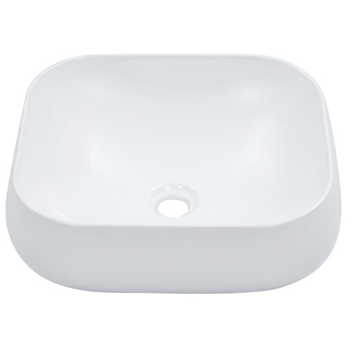 Berkfield Wash Basin 44.5x39.5x14.5 cm Ceramic White 1