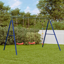Berkfield Outdoor Swing Set with Swings and Disc Swing