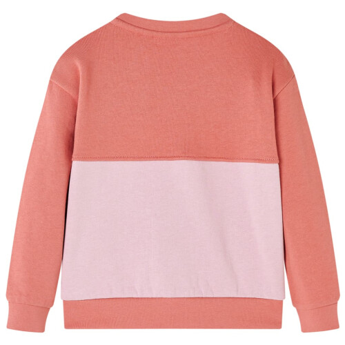 Kids' Sweatshirt Colour Block Pink 128 1
