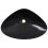 Berkfield Wash Basin 58.5x39x14 cm Ceramic Black 4