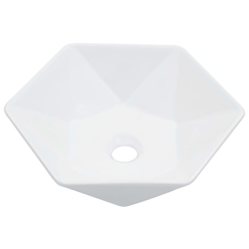 Berkfield Wash Basin 41x36.5x12 cm Ceramic White 1