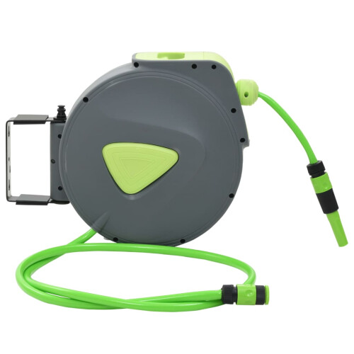 Berkfield Automatic Retractable Water Hose Reel Wall Mounted 20+2 m 1