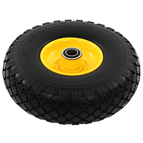 Berkfield Sack Truck Wheels 2 pcs Solid PU 3.00-4 (260x85) 2
