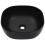 Berkfield Wash Basin 42.5x42.5x14.5 cm Ceramic Black 2