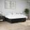 Berkfield Bed Frame without Mattress Black Super King Fabric 1