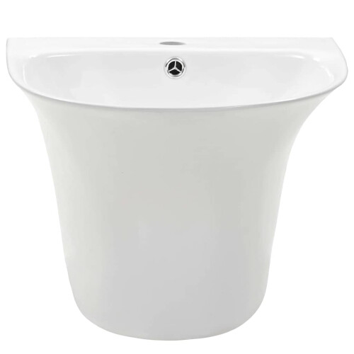 Berkfield Basin White 47 x 45 x 37 cm Glazed Ceramic 2