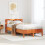 Berkfield Bed Frame without Mattress Wax Brown 75x190 cm Small Single Solid Wood Pine 1