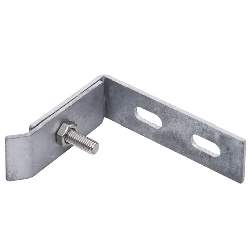 Berkfield Wall Corner Connector 10 Sets Silver 1