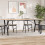 Berkfield Dining Table Y-Frame 200x100x75 cm Solid Wood Pine and Steel 1