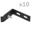 Berkfield Wall Corner Connector 10 Sets Anthracite 2