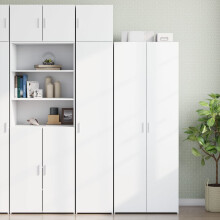 Berkfield Slim Storage Cabinet White 40x42.5x225 cm Engineered Wood
