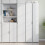 Berkfield Highboard White 40x42.5x185 cm Engineered Wood 1
