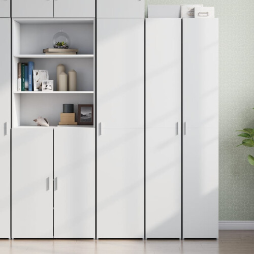 Berkfield Highboard White 40x42.5x185 cm Engineered Wood