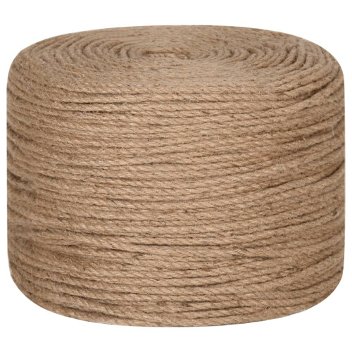 Berkfield Jute Rope 100 m Long 8 mm Thick 2