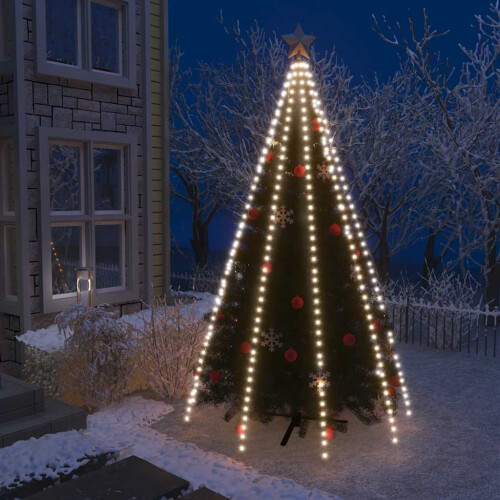 Berkfield Christmas Tree Net Lights with 400 LEDs Cold White 400 cm