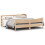 Berkfield Bed Frame with Headboard 180x200 cm Super King Solid Wood Pine 1