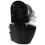 Berkfield Wall Hung Rimless Toilet with Bidet Function Ceramic Black 3