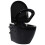Berkfield Wall Hung Rimless Toilet with Bidet Function Ceramic Black 4