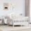 Berkfield Bed Frame without Mattress White 120x190 cm Small Double Solid Wood Pine 1