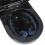 Berkfield Wall Hung Rimless Toilet with Bidet Function Ceramic Black 6
