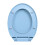 Berkfield Soft-Close Toilet Seat Blue Oval 6