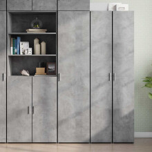 Berkfield Highboard Concrete Grey 45x42.5x185 cm Engineered Wood