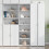 Berkfield Highboard White 50x41x185 cm Engineered Wood 1