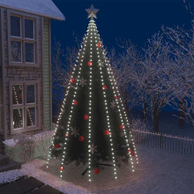 Berkfield Tree Lights with 500 LEDs Cold White 500 cm Indoor Outdoor