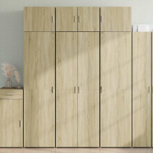 Berkfield Highboard Sonoma Oak 70x42.5x185 cm Engineered Wood