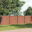 Berkfield Fence Panel Brown 699x186 cm WPC 1