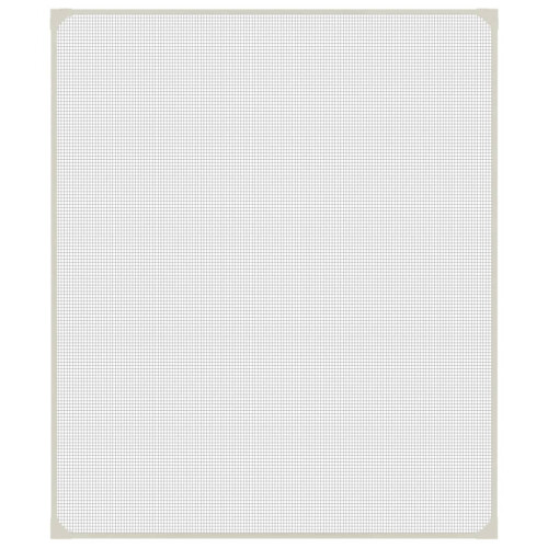 Berkfield Magnetic Insect Screen for Windows White 100x120 cm 2