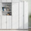 Berkfield Highboard White 50x42.5x185 cm Engineered Wood 1