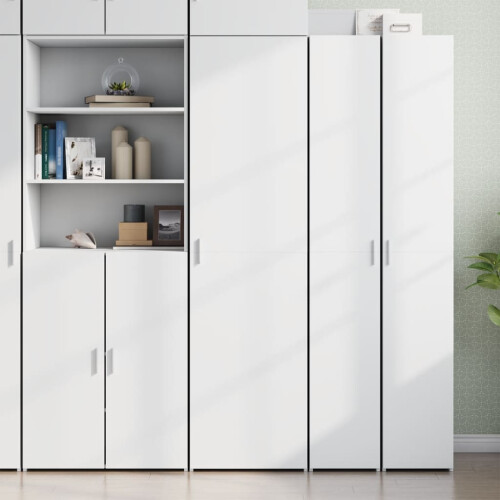 Berkfield Highboard White 50x42.5x185 cm Engineered Wood