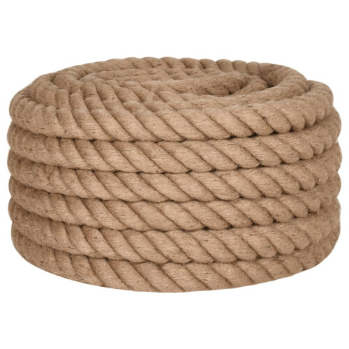 Berkfield Jute Rope 5 m Long 40 mm Thick 2