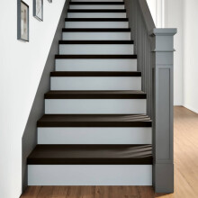 Berkfield Stair Treads 2 pcs Dark Brown 70x30x2 cm Solid Wood Oak