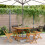 Berkfield 5 Piece Garden Dining Set Black Poly Rattan and Solid Wood 1
