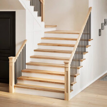 Berkfield Stair Treads 4 pcs Untreated 120x30x2 cm Solid Wood Oak