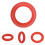 Arrow Rubber Ring 12pcs, 5x5 cm, As Shown 1