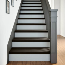 Berkfield Stair Treads 2 pcs Dark Brown 80x30x2 cm Solid Wood Oak