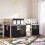 Berkfield Bunk Bed without Mattress White&Black 90x200 cm Solid Wood Pine 1