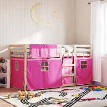Berkfield Bunk Bed without Mattress Pink 90x200 cm Solid Wood Pine