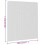 Berkfield Magnetic Insect Screen for Windows Anthracite 130x150 cm 8