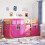 Berkfield Bunk Bed without Mattress Pink 90x190 cm Single Solid Wood Pine 1