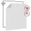 Berkfield Magnetic Insect Screen for Windows White 130x150 cm 4