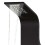 Berkfield Shower Panel Unit Aluminium 20x44x130 cm Black 6