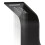 Berkfield Shower Panel Unit Aluminium 20x44x130 cm Black 7