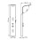 Berkfield Shower Panel Unit Aluminium 20x44x130 cm Black 11