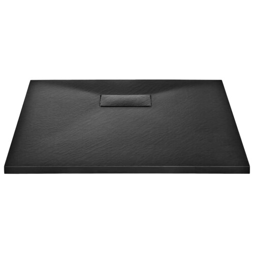 Berkfield Shower Base Tray SMC Black 80x80 cm 2